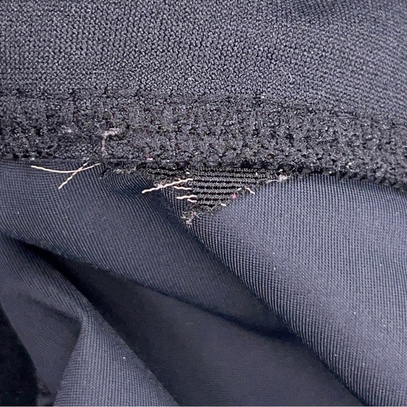 Medium Assets Spanx *READ LISTING Black Swim Cover Dress Ruffle Halter Fitted - Picture 16 of 16